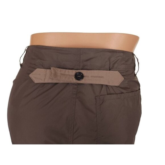 HACHE Italy Casual Pant In Military Green Packable Nwt Size Eu 42 US 6 - Picture 9 of 15